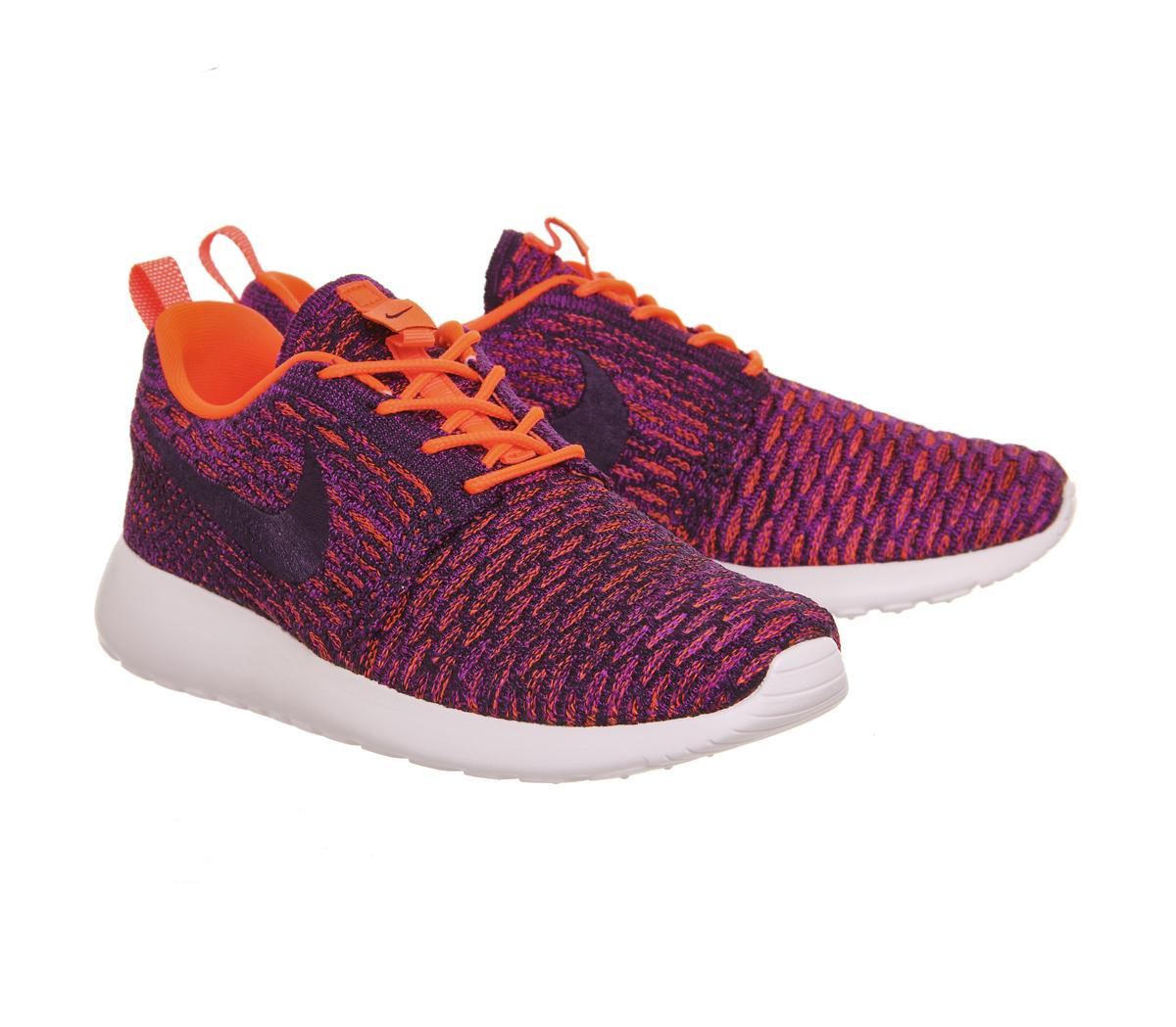 Nike Roshe Run Flyknit in Purple Lyst